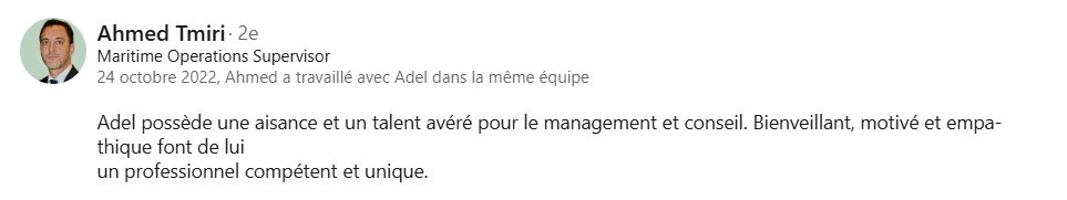 Recommandation LinkedIn 7